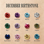 Personalized Photo Birthstone Ring for Women – Custom Picture Star Prong CZ Anniversary Gift for Her