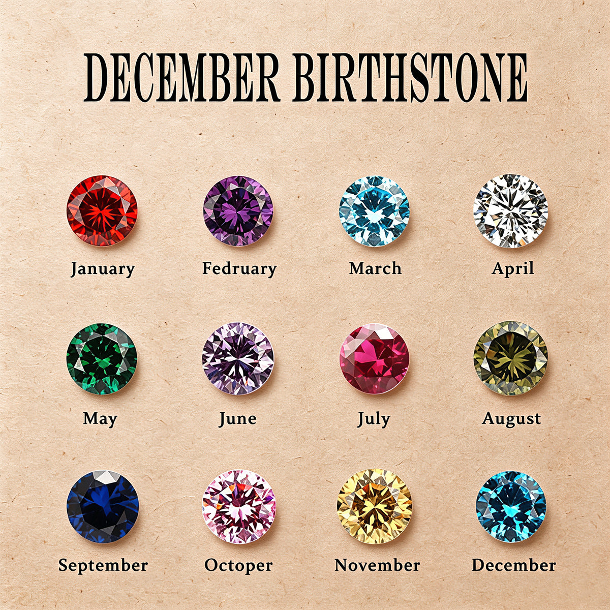 Personalized Birthstone Heart Name Ring for Women – 2 Custom CZ Stones Engraved Anniversary Gift for Her