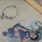 Custom Photo Heart Charm Bead | S925 Silver & Copper Personalized Gift